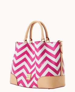 Dooney & Bourke The Chevron Collection|Spring Style<Chevron Brenna Fuchsia