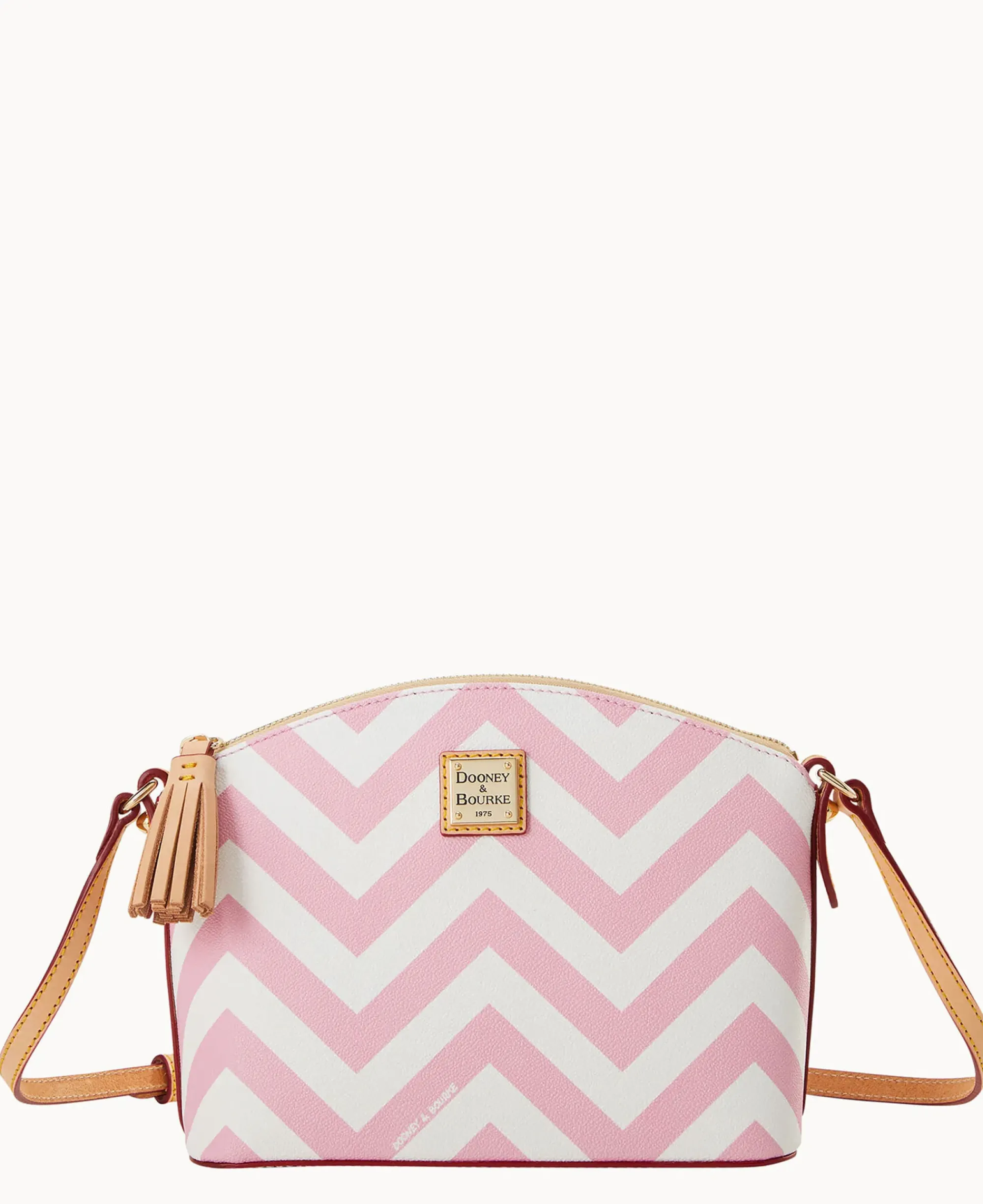 Dooney & Bourke The Chevron Collection|Spring Style<Chevron Robin Crossbody Pink