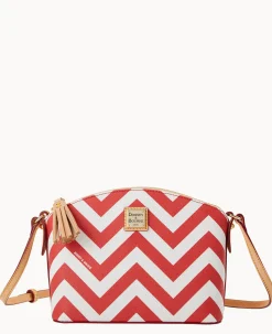 Dooney & Bourke The Chevron Collection|Spring Style<Chevron Robin Crossbody Red