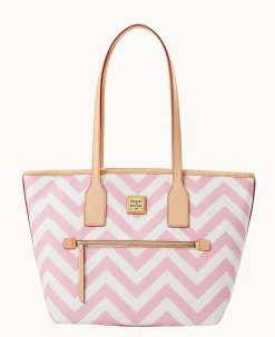 Dooney & Bourke The Chevron Collection|Spring Style<Chevron Small Tote Pink