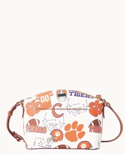 Dooney & Bourke Game Day Ready|Printed Fabric<Collegiate University Suki Crossbody CLEMSON