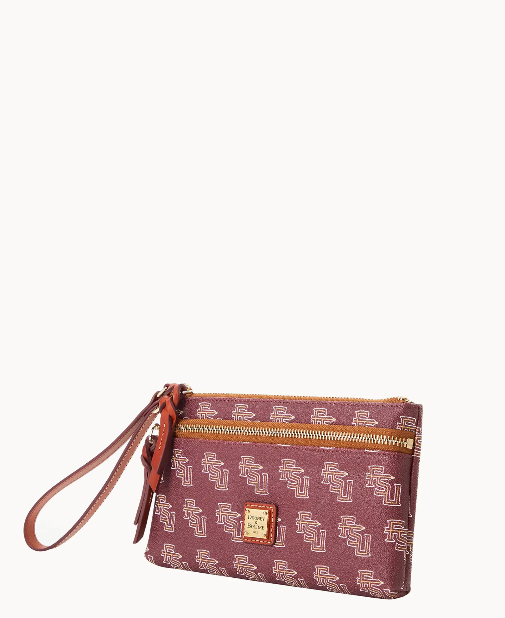 Dooney & Bourke Grab and Go|Wristlets<Collegiate Florida State Double Zip Wristlet Florida State University