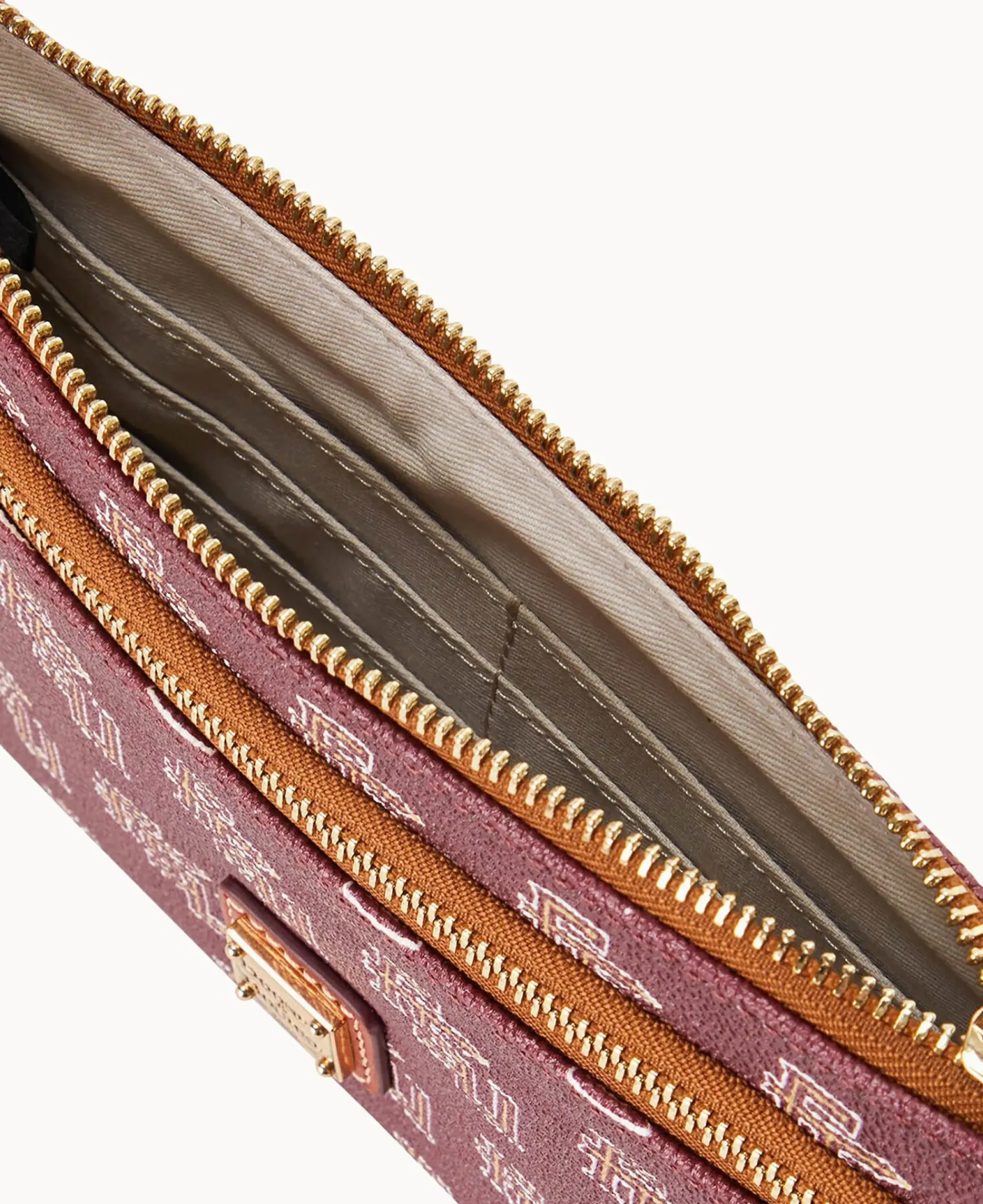 Dooney & Bourke Grab and Go|Wristlets<Collegiate Florida State Double Zip Wristlet Florida State University