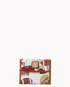 Dooney & Bourke Grab and Go|Wallets<Collegiate Flap Credit Card Wallet FLORIDA STATE