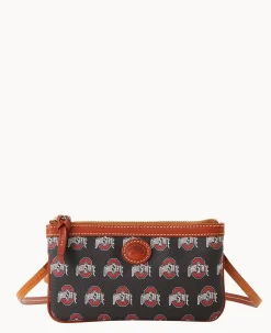 Dooney & Bourke Game Day Ready|Printed Fabric<Collegiate University Large Slim Crossbody Ohio State
