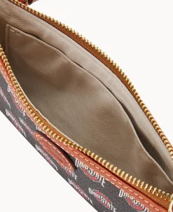 Dooney & Bourke Game Day Ready|Printed Fabric<Collegiate University Large Slim Crossbody Ohio State