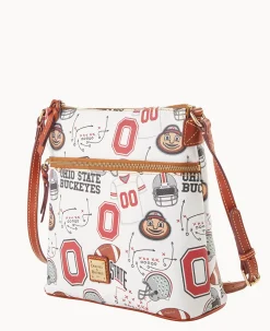 Dooney & Bourke Game Day Ready|Printed Fabric<Collegiate University Crossbody OHIO STATE