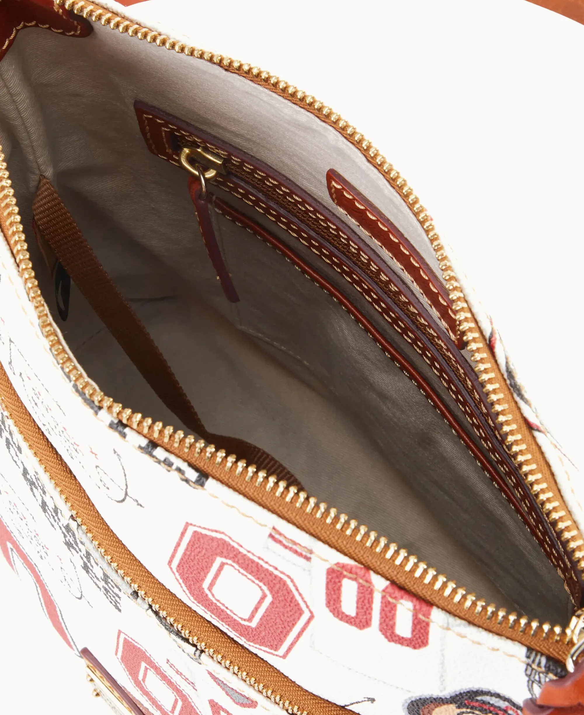 Dooney & Bourke Game Day Ready|Printed Fabric<Collegiate University Crossbody OHIO STATE