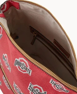 Dooney & Bourke Printed Fabric|Shoulder Bags<Collegiate University Large Sac Ohio State
