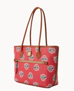 Dooney & Bourke Printed Fabric|Shoulder Bags<Collegiate University Tote Ohio State