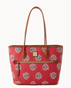Dooney & Bourke Printed Fabric|Shoulder Bags<Collegiate University Tote Ohio State