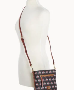 Dooney & Bourke Game Day Ready|Printed Fabric<Collegiate University Small Zip Crossbody OHIO STATE