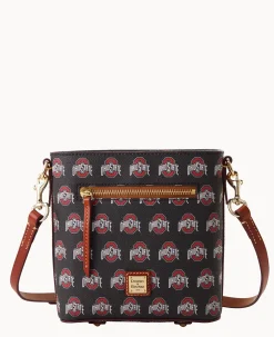 Dooney & Bourke Game Day Ready|Printed Fabric<Collegiate University Small Zip Crossbody OHIO STATE