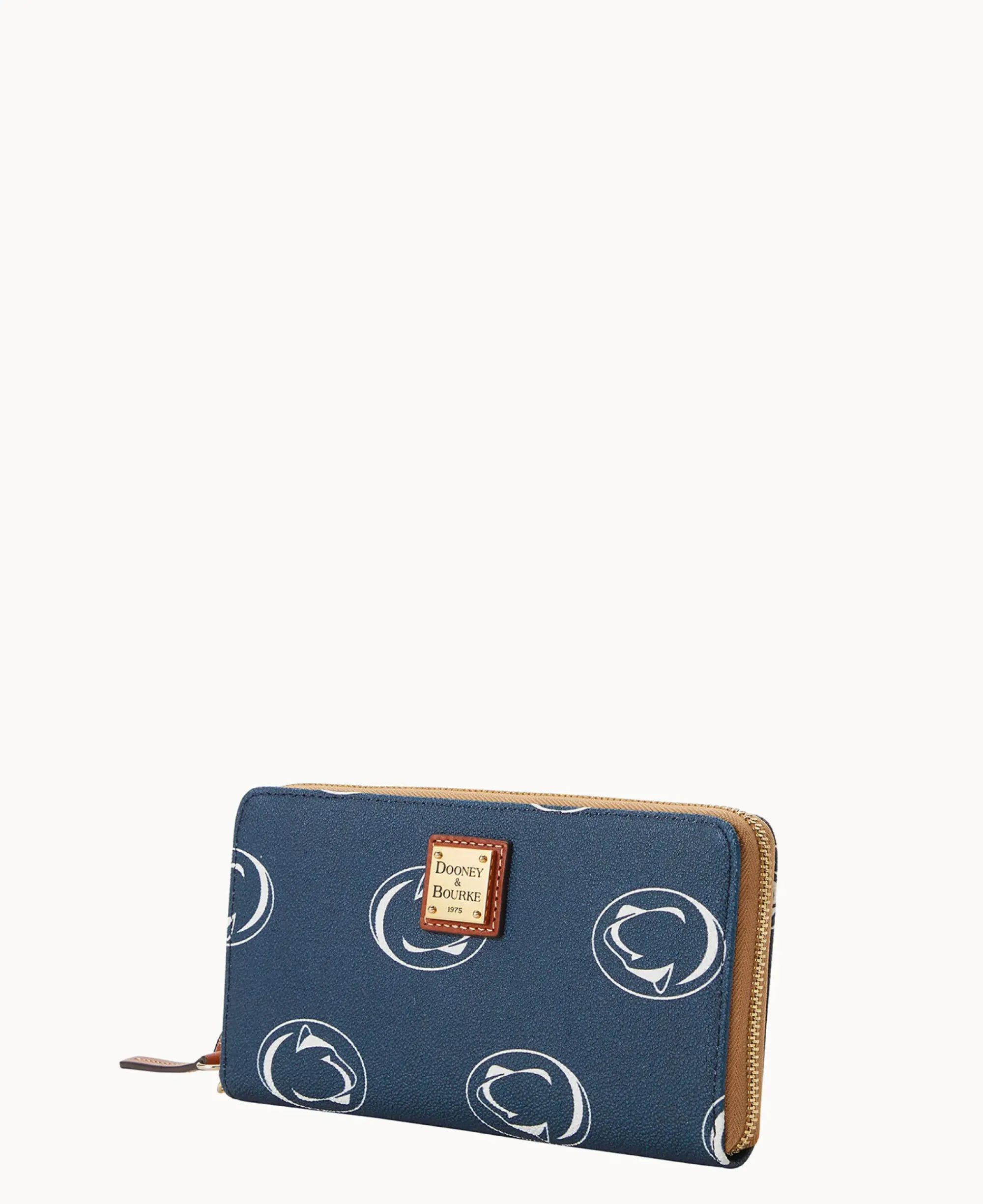 Dooney & Bourke Grab and Go|Wristlets<Collegiate University Large Zip Around Wristlet Penn State