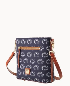 Dooney & Bourke Game Day Ready|Printed Fabric<Collegiate University Small Zip Crossbody PENN STATE