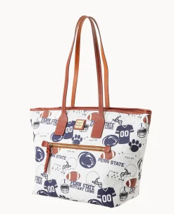 Dooney & Bourke Game Day Ready|Printed Fabric<Collegiate University Tote PENN STATE