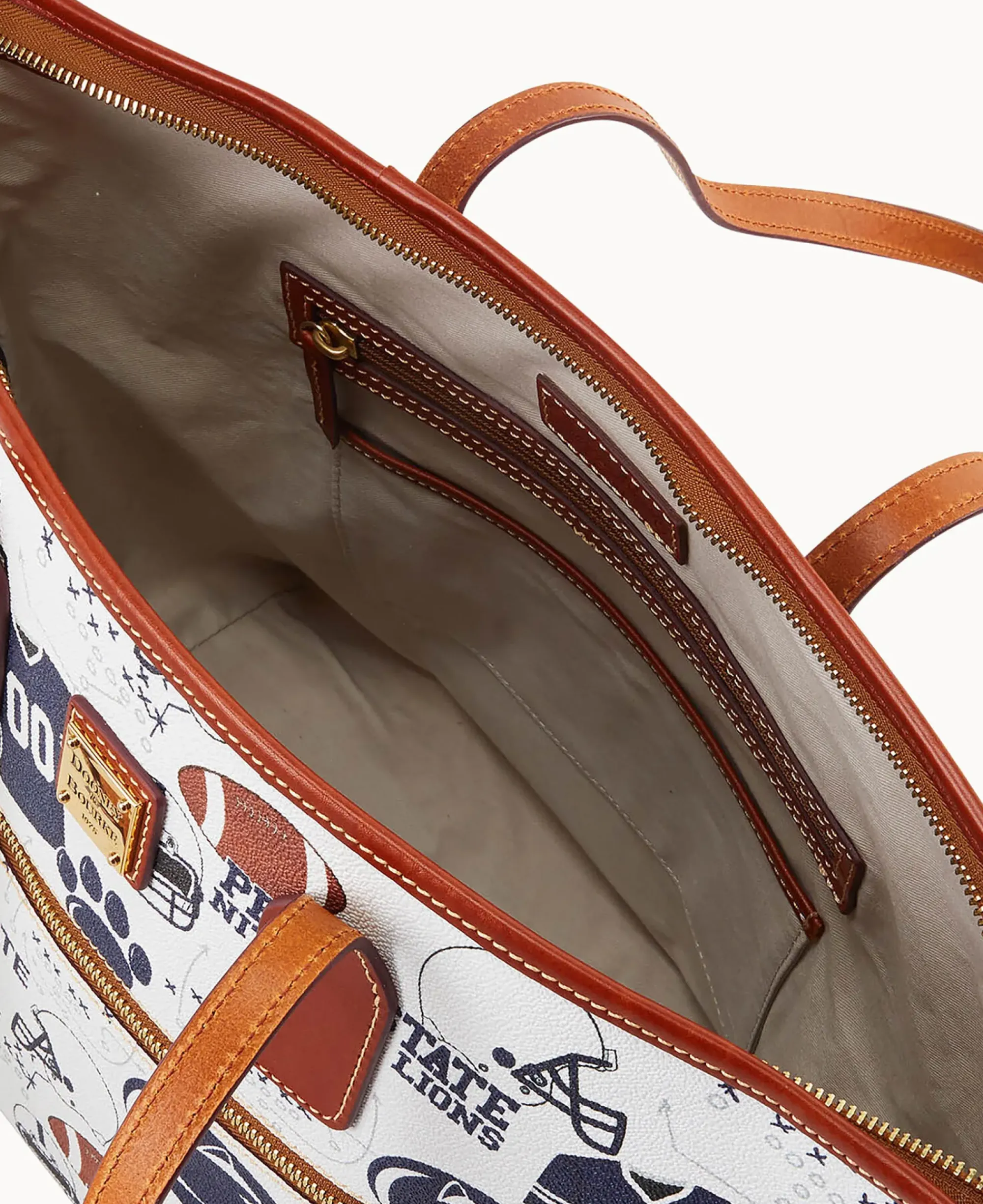 Dooney & Bourke Game Day Ready|Printed Fabric<Collegiate University Tote PENN STATE