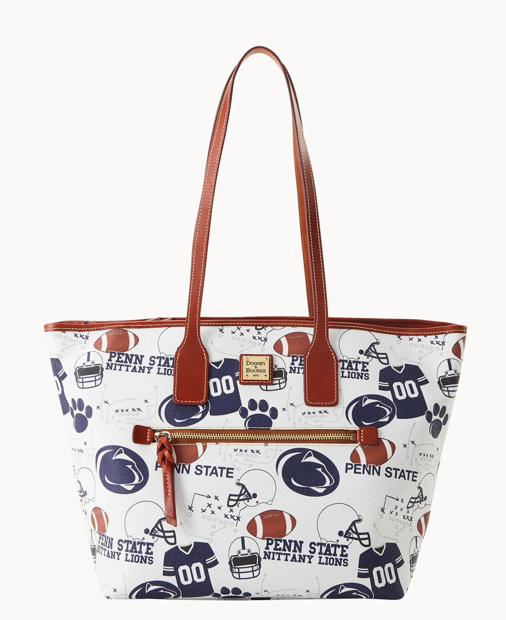 Dooney & Bourke Game Day Ready|Printed Fabric<Collegiate University Tote PENN STATE