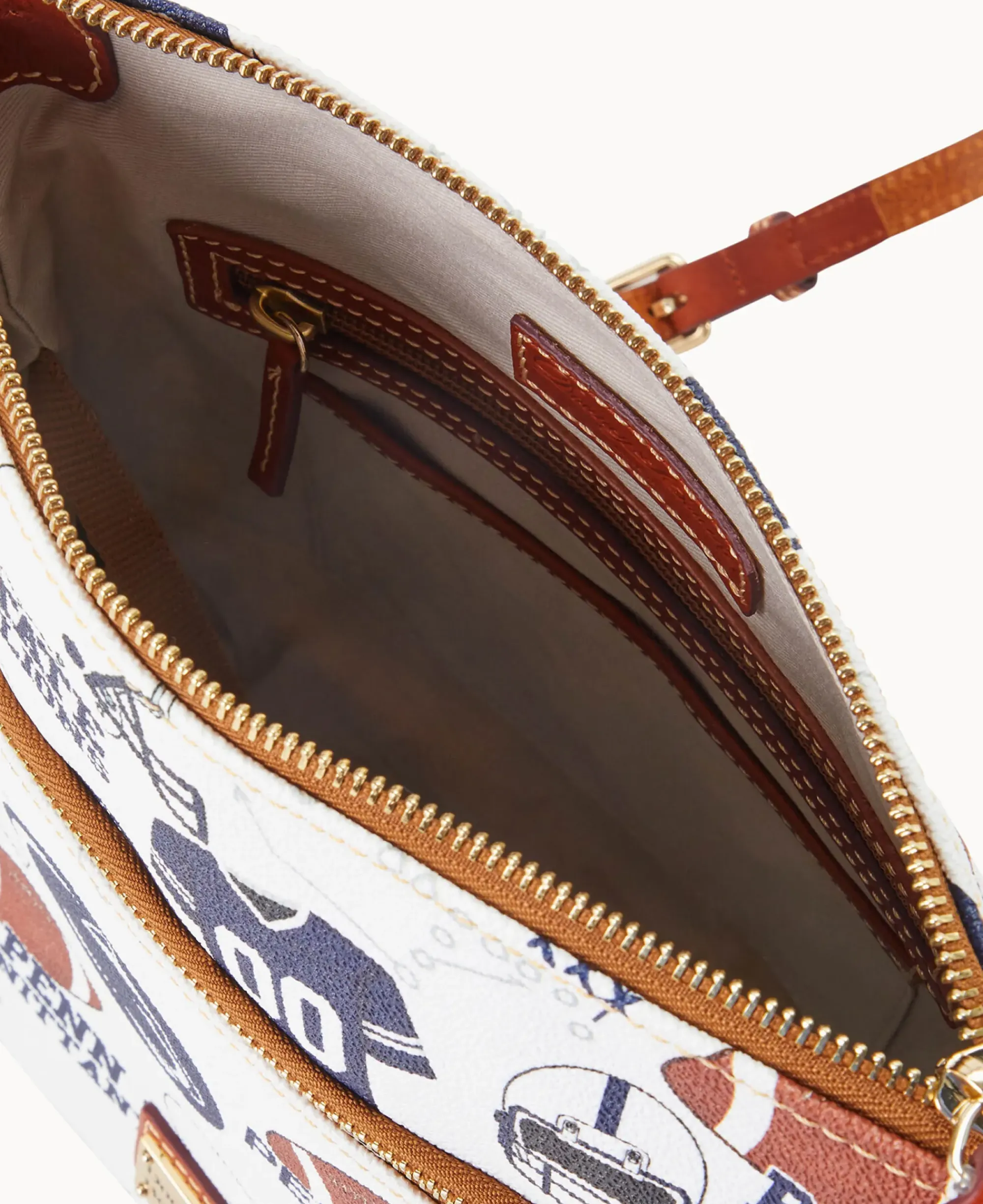 Dooney & Bourke Game Day Ready|Printed Fabric<Collegiate University Crossbody PENN STATE