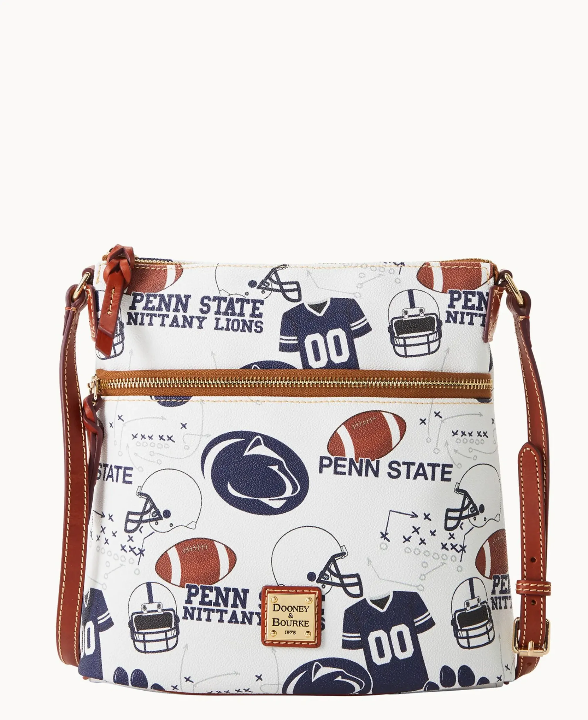 Dooney & Bourke Game Day Ready|Printed Fabric<Collegiate University Crossbody PENN STATE