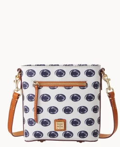 Dooney & Bourke Game Day Ready|Printed Fabric<Collegiate University Small Zip Crossbody PENN STATE