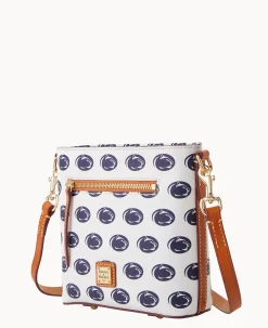 Dooney & Bourke Game Day Ready|Printed Fabric<Collegiate University Small Zip Crossbody PENN STATE