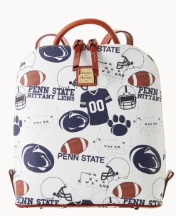 Dooney & Bourke Game Day Ready|Printed Fabric<Collegiate University Zip Pod Backpack Penn State