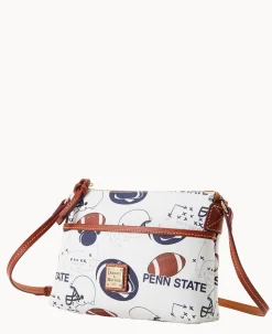 Dooney & Bourke Game Day Ready|Printed Fabric<Collegiate University Ginger Crossbody PENN STATE