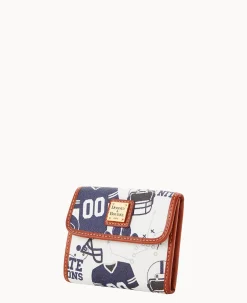 Dooney & Bourke Grab and Go|Wallets<Collegiate y Flap Credit Card Wallet Penn State Universit