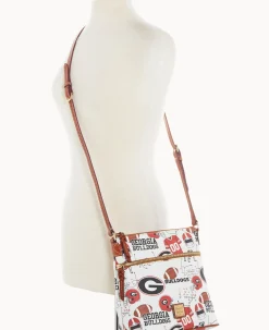 Dooney & Bourke Game Day Ready|Printed Fabric<Collegiate University of Georgia Crossbody U OF GEORGIA