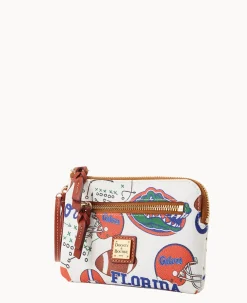 Dooney & Bourke Grab and Go|Wristlets<Collegiate University of Florida Zip Around Wristlet U OF FLORIDA