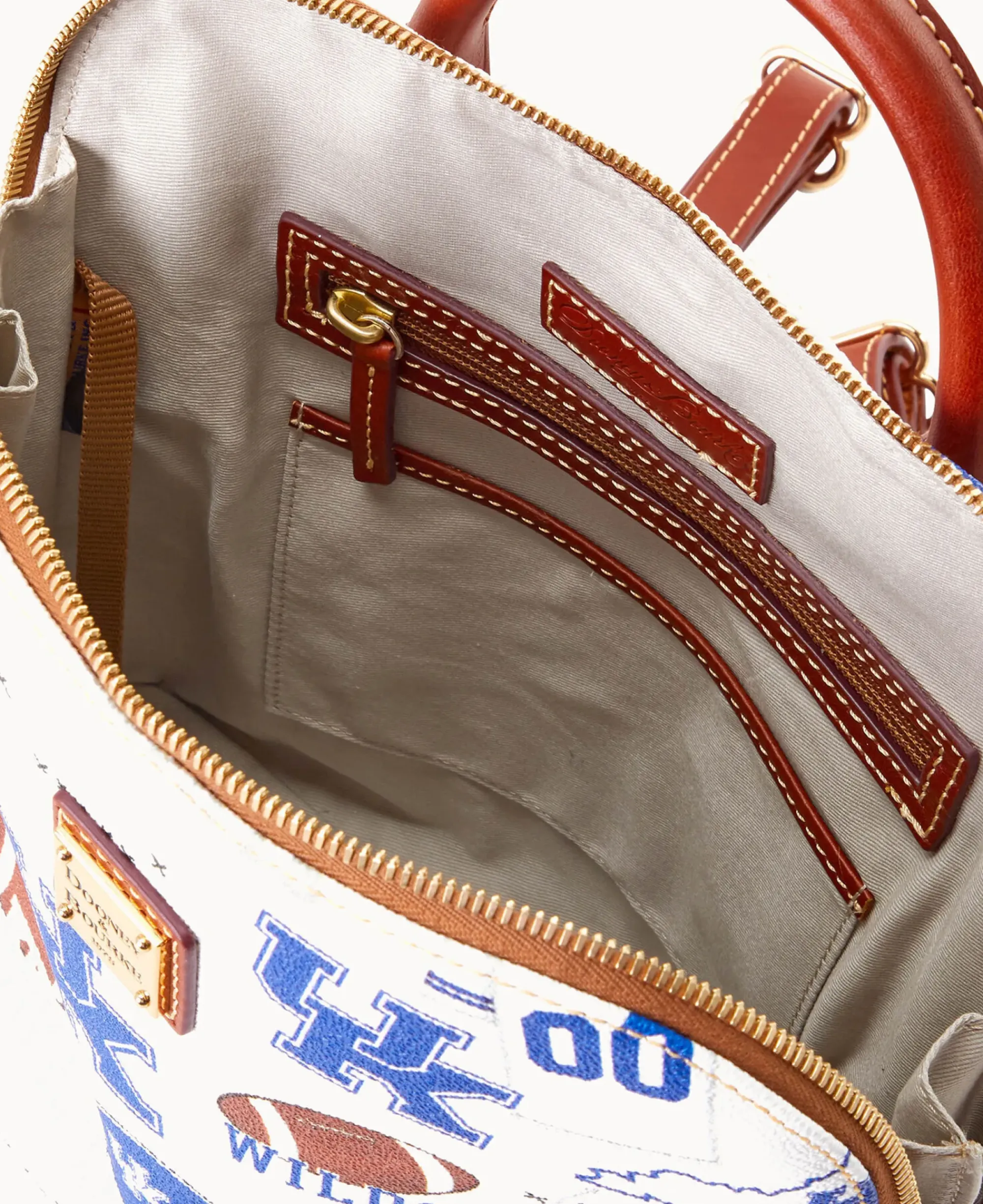 Dooney & Bourke Game Day Ready|Printed Fabric<Collegiate University of Kentucky Zip Pod Backpack U OF KENTUCKY