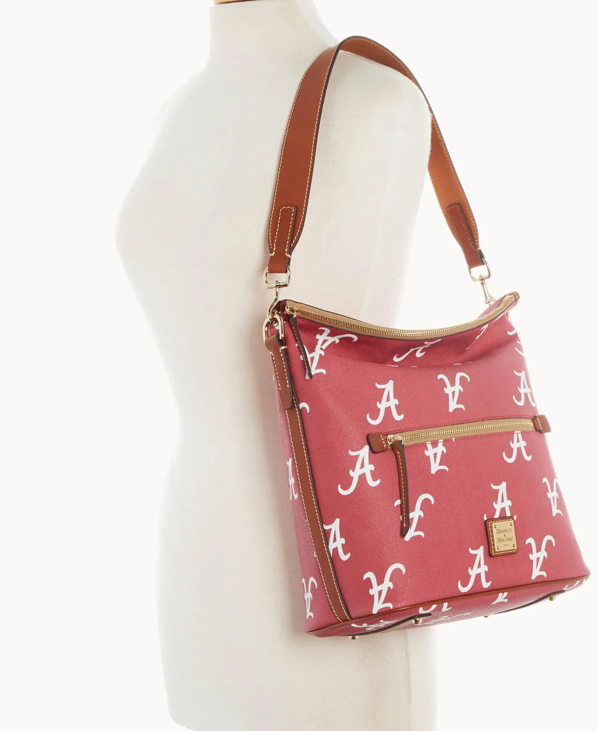 Dooney & Bourke Printed Fabric|Shoulder Bags<Collegiate University of Large Sac Alabama