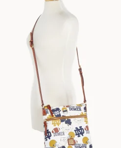Dooney & Bourke Game Day Ready|Printed Fabric<Collegiate University of Crossbody NOTRE DAME