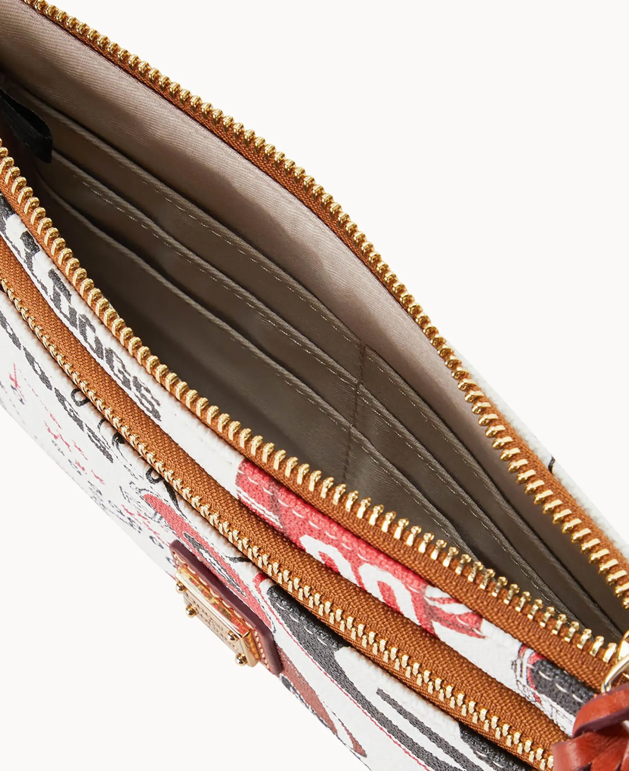 Dooney & Bourke Grab and Go|Wristlets<Collegiate a Double Zip Wristlet University of Georgi
