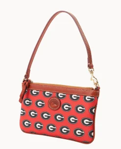 Dooney & Bourke Grab and Go|Wristlets<Collegiate University of Large Slim Wristlet Georgia
