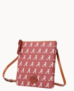 Dooney & Bourke Game Day Ready|Printed Fabric<Collegiate a North South Top Zip Crossbody University of Alabam