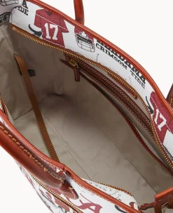 Dooney & Bourke Game Day Ready|Printed Fabric<Collegiate University of Alabama Tote U OF ALABAMA