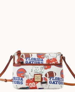 Dooney & Bourke Game Day Ready|Printed Fabric<Collegiate a Ginger Crossbody University of Florid
