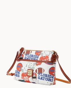 Dooney & Bourke Game Day Ready|Printed Fabric<Collegiate a Ginger Crossbody University of Florid