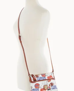 Dooney & Bourke Game Day Ready|Printed Fabric<Collegiate a Ginger Crossbody University of Florid
