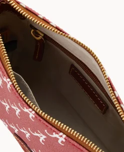 Dooney & Bourke Game Day Ready|Printed Fabric<Collegiate a Crossbody Pouchette University of Alabam