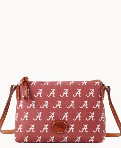 Dooney & Bourke Game Day Ready|Printed Fabric<Collegiate a Crossbody Pouchette University of Alabam