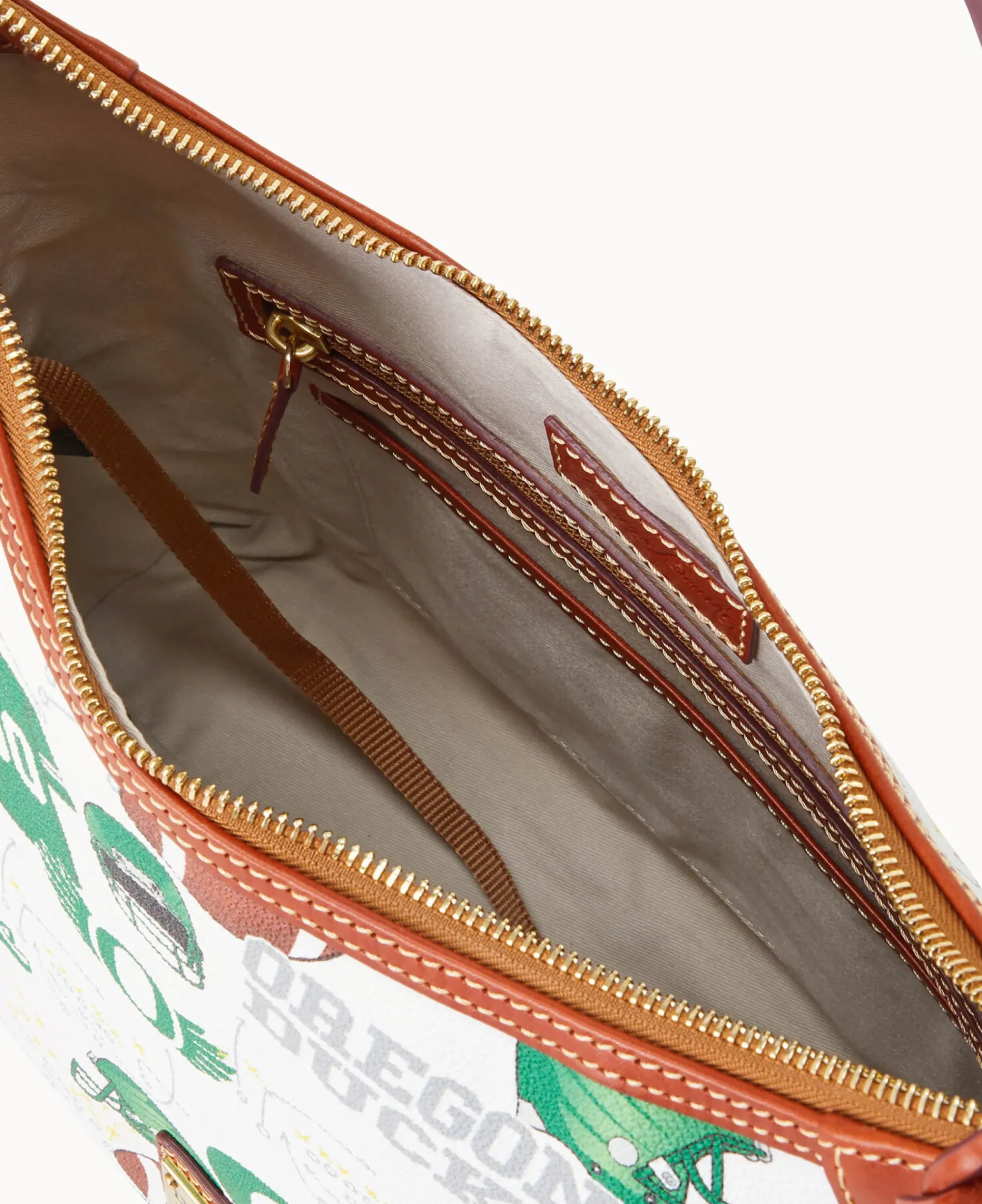 Dooney & Bourke Game Day Ready|Printed Fabric<Collegiate University of Hobo OREGON