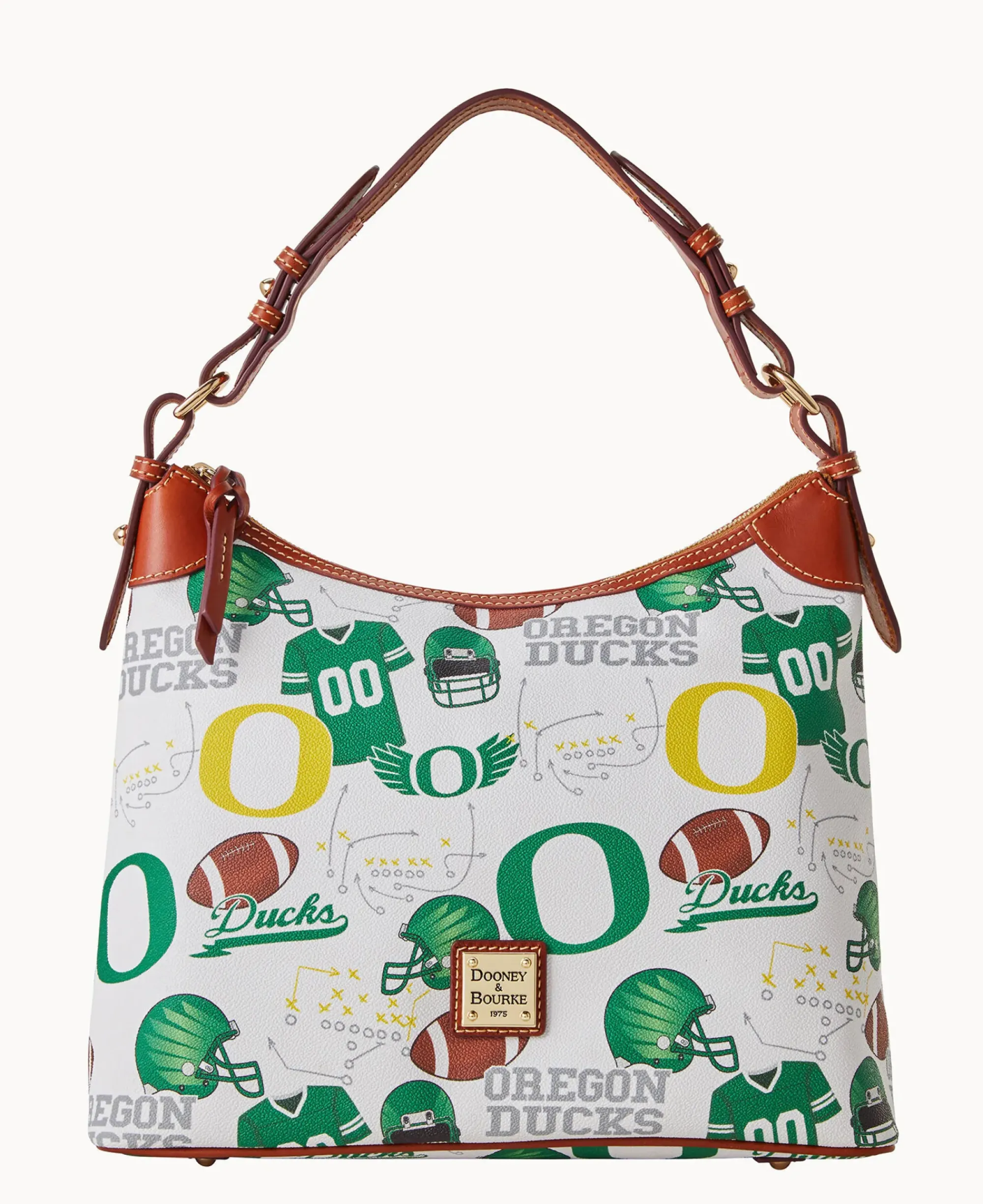 Dooney & Bourke Game Day Ready|Printed Fabric<Collegiate University of Hobo OREGON