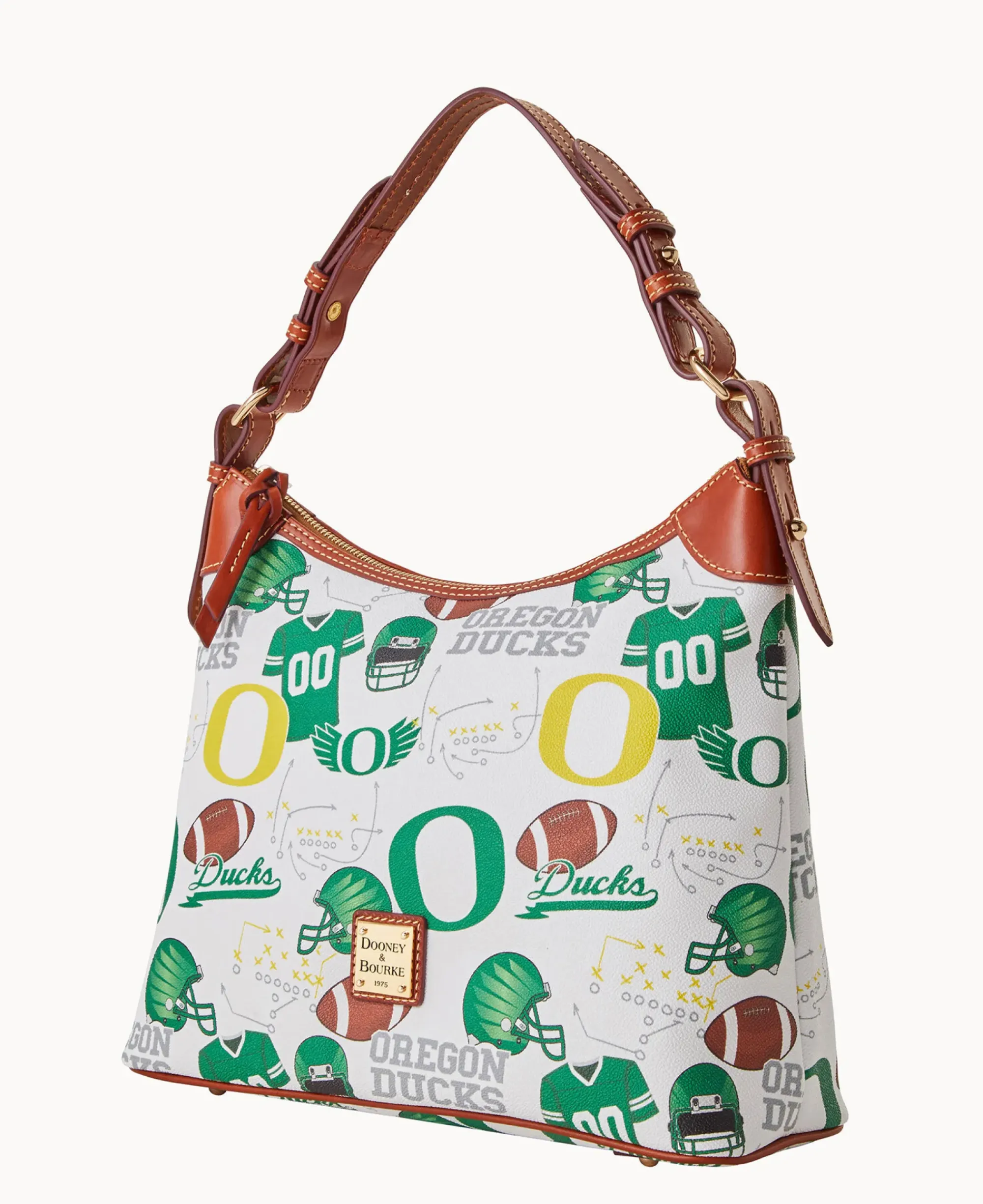 Dooney & Bourke Game Day Ready|Printed Fabric<Collegiate University of Hobo OREGON