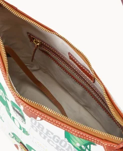 Dooney & Bourke Game Day Ready|Printed Fabric<Collegiate University of Hobo OREGON