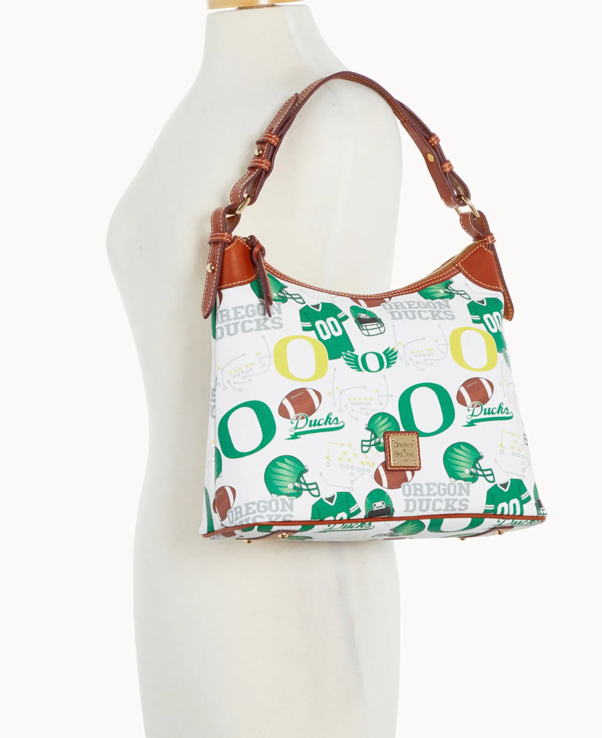 Dooney & Bourke Game Day Ready|Printed Fabric<Collegiate University of Hobo OREGON