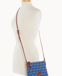 Dooney & Bourke Game Day Ready|Printed Fabric<Collegiate a Crossbody Pouchette University of Florid