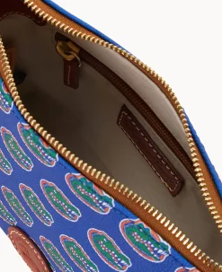 Dooney & Bourke Game Day Ready|Printed Fabric<Collegiate a Crossbody Pouchette University of Florid